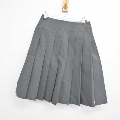 【中古】福島県 福島南高等学校 女子制服 3点 (ニットベスト・シャツ・スカート) sf042595