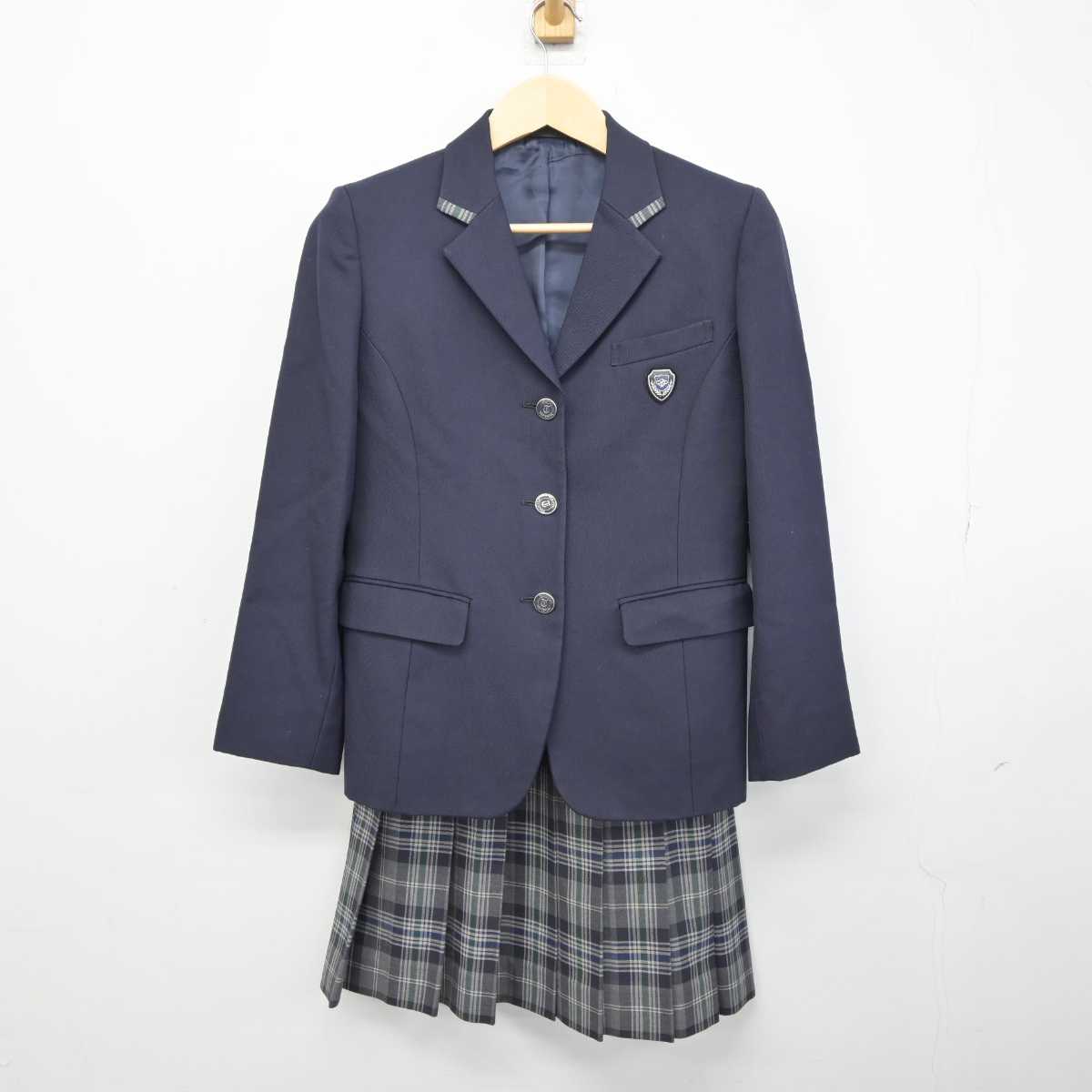 【中古】大阪府 槻の木高等学校 女子制服 2点 (ブレザー・スカート) sf042601