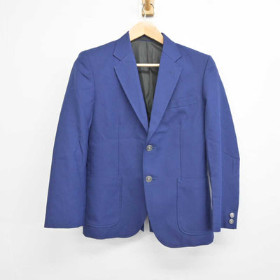 【中古】千葉県 山王中学校 男子制服 4点 (ブレザー・ズボン) sf042603