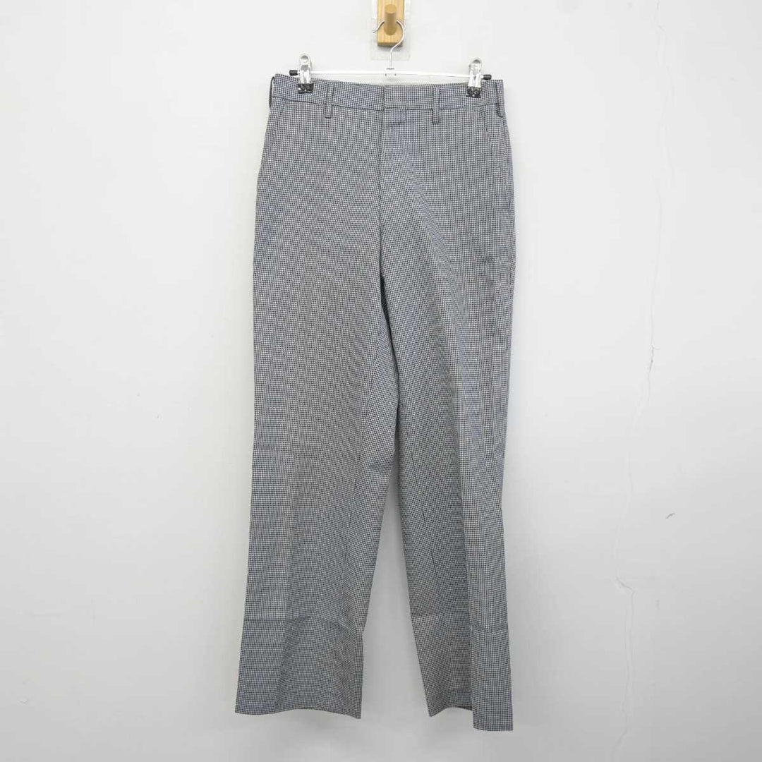 中古】千葉県 山王中学校 男子制服 4点 (ブレザー・ズボン) sf042603