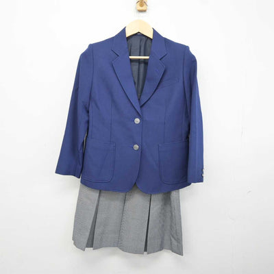 【中古】千葉県 山王中学校 女子制服 3点 (ブレザー・スカート・スカート) sf042605