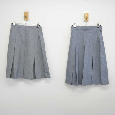 【中古】千葉県 山王中学校 女子制服 3点 (ブレザー・スカート・スカート) sf042605