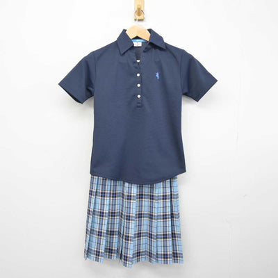 【中古】秋田県 クラーク記念国際高等学校 女子制服 3点 (シャツ・スカート) sf042607