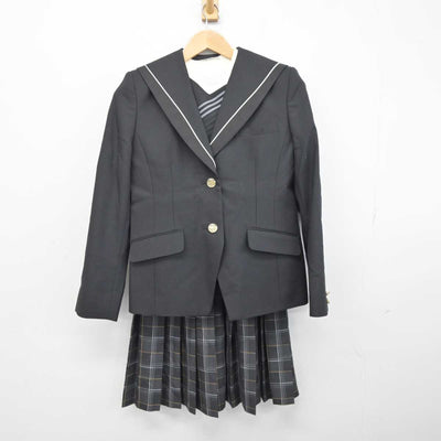 【中古】神奈川県 横浜高等学校 女子制服 4点 (ブレザー・シャツ・スカート) sf042615