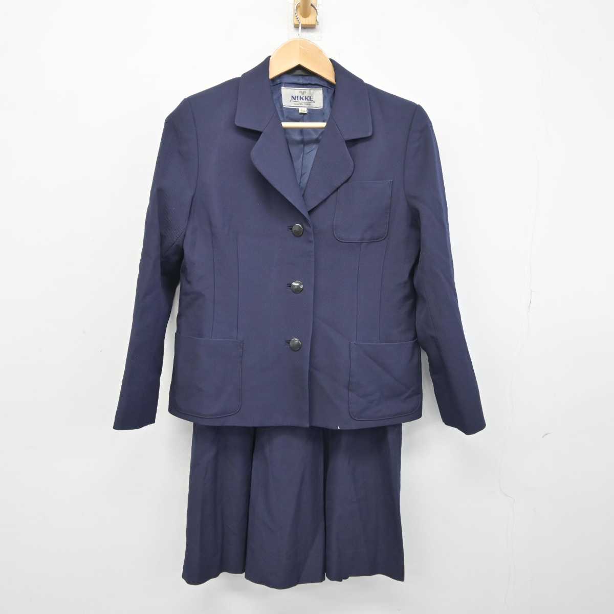 【中古】宮城県 石巻市立女子高等学校 女子制服 3点 (ブレザー・スカート) sf042624