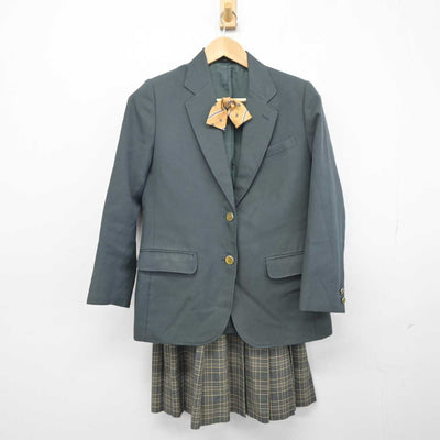 【中古】宮城県 渡波中学校 女子制服 3点 (ブレザー・スカート) sf042626