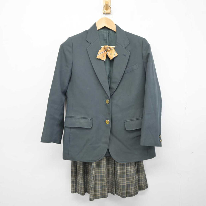 中古】宮城県 渡波中学校 女子制服 3点 (ブレザー・スカート