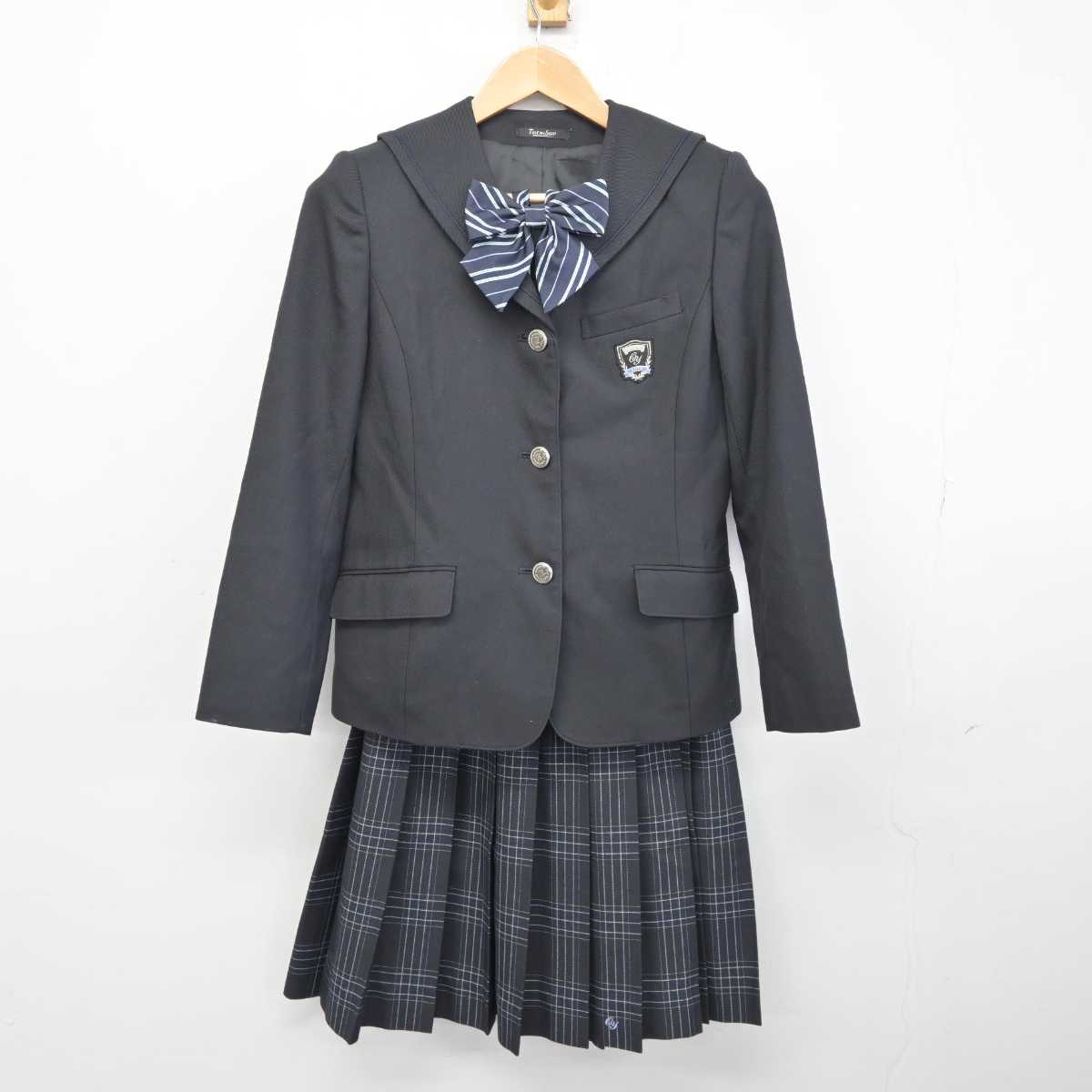 【中古】東京都 小山中学校 女子制服 3点 (ブレザー・スカート) sf042631