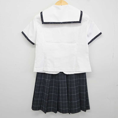 【中古】長崎県 鎮西学院高等学校 女子制服 2点 (セーラー服・スカート) sf042635