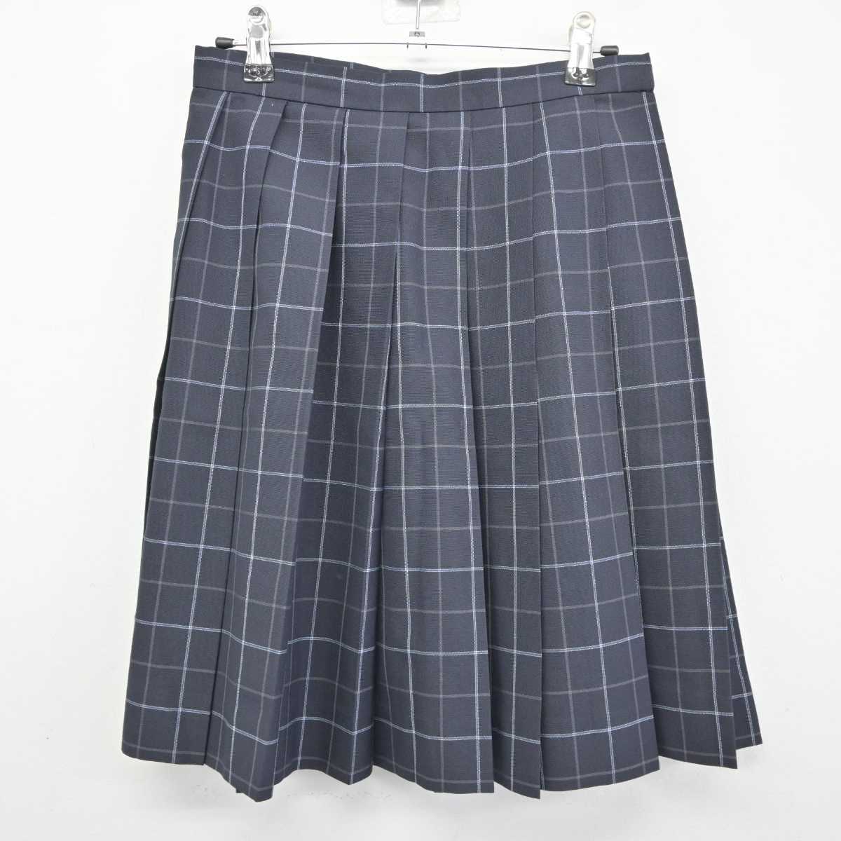 【中古】長崎県 鎮西学院高等学校 女子制服 2点 (セーラー服・スカート) sf042635