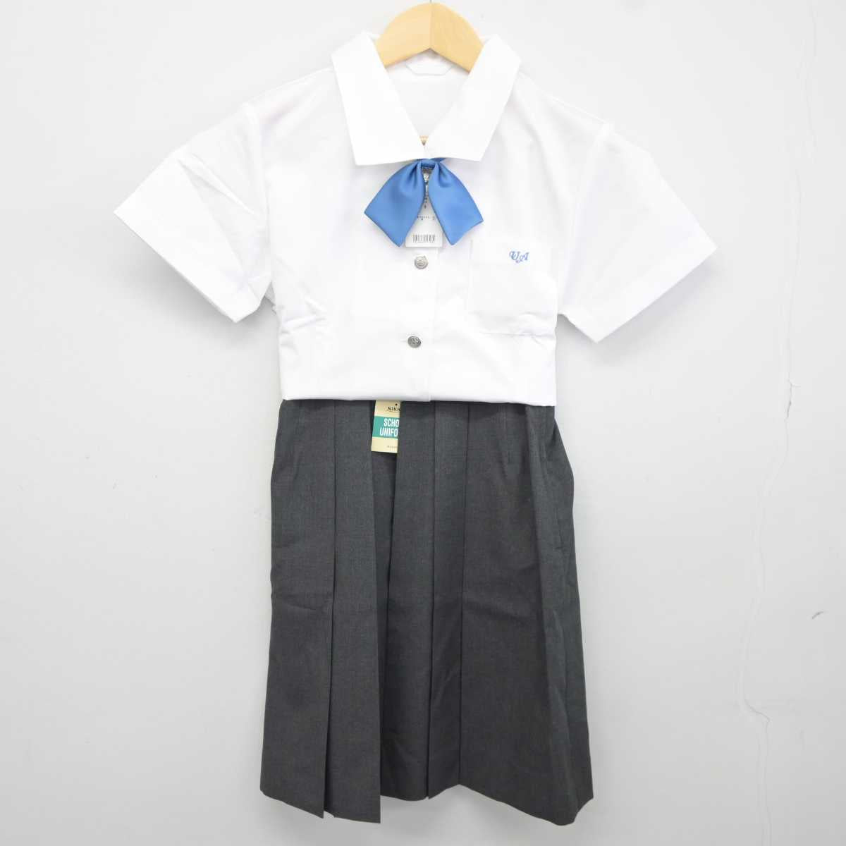 【中古】埼玉県 浦和明の星女子中学・高等学校 女子制服 3点 (シャツ・スカート) sf042637