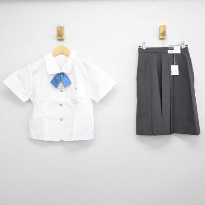 【中古】埼玉県 浦和明の星女子中学・高等学校 女子制服 3点 (シャツ・スカート) sf042637