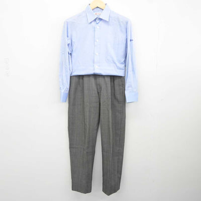 【中古】東京都 拓殖大学第一高等学校 男子制服 3点 (シャツ・ズボン) sf042652