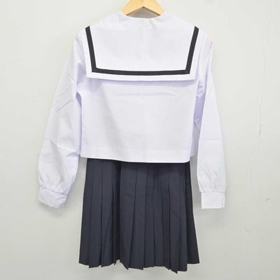 【中古】愛知県 名古屋西高等学校 女子制服 4点 (セーラー服・スカート) sf042654