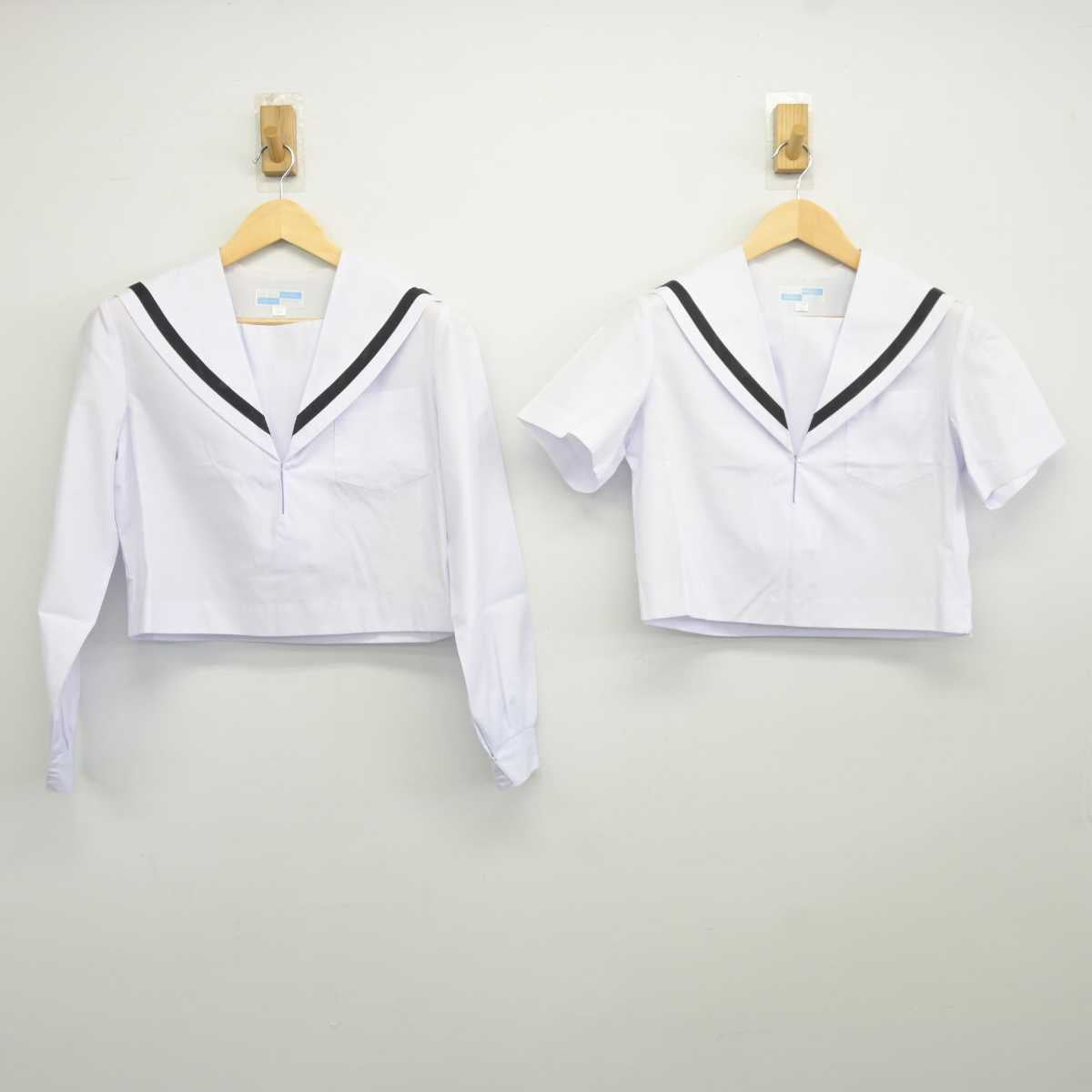 【中古】愛知県 名古屋西高等学校 女子制服 2点 (セーラー服) sf042655