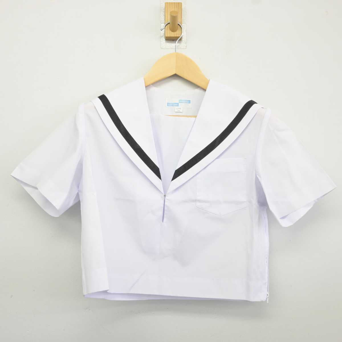 【中古】愛知県 名古屋西高等学校 女子制服 2点 (セーラー服) sf042655