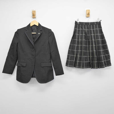 【中古】東京都 かえつ有明高等学校 女子制服 3点 (ブレザー・スカート) sf042656