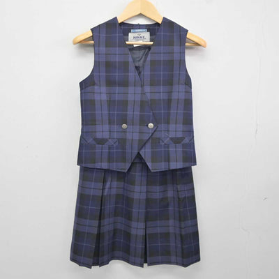 【中古】神奈川県 東永谷中学校 女子制服 4点 (ブレザー・ベスト・スカート) sf042659