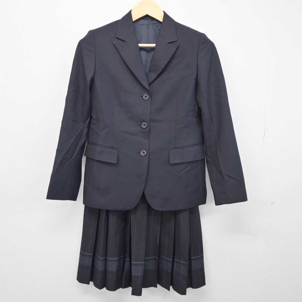 【中古】北海道 北海道大麻高等学校 女子制服 2点 (ブレザー・スカート) sf042672