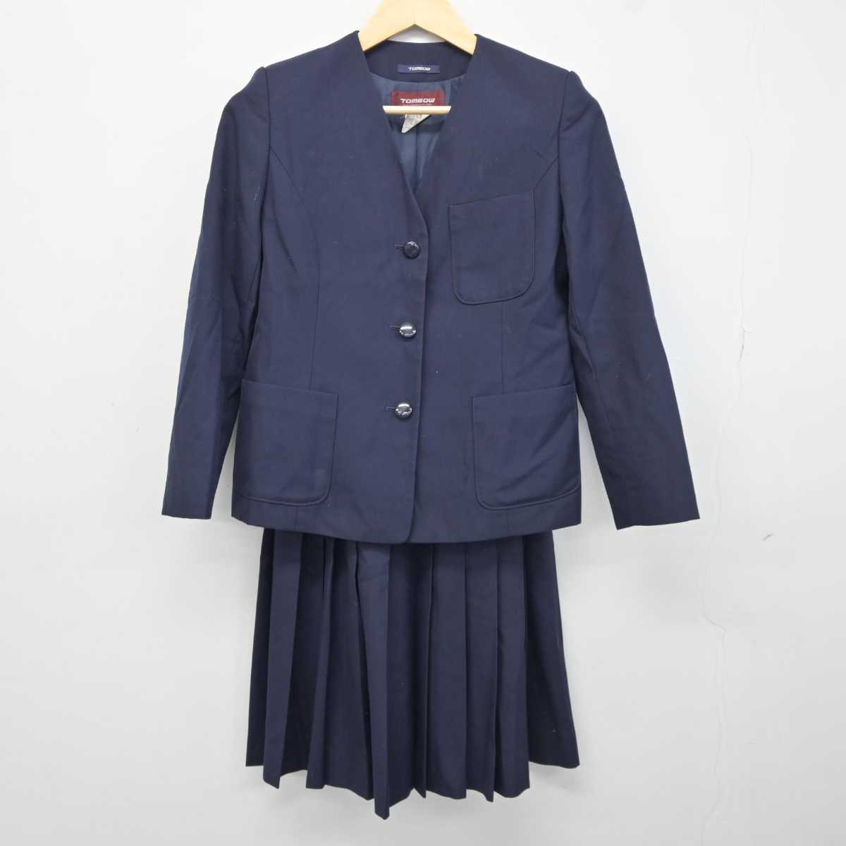 【中古】北海道 広葉中学校 女子制服 3点 (ブレザー・ベスト・スカート) sf042675