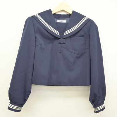 【中古】滋賀県 長浜市立北中学校 女子制服 2点 (セーラー服・スカート) sf042684