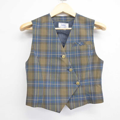 【中古】北海道 平岡中学校 女子制服 2点 (ベスト・スカート) sf042687