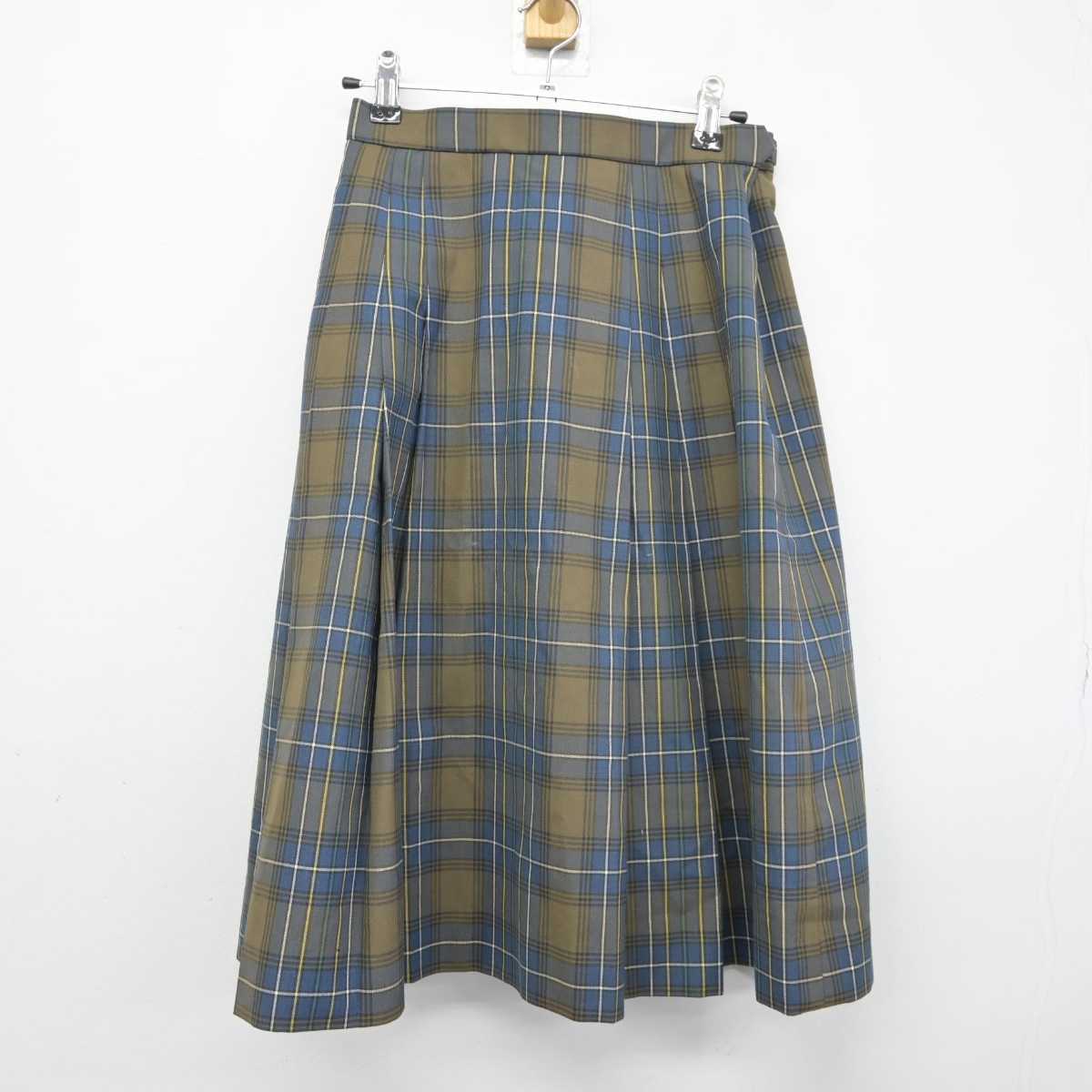 【中古】北海道 平岡中学校 女子制服 2点 (ベスト・スカート) sf042687