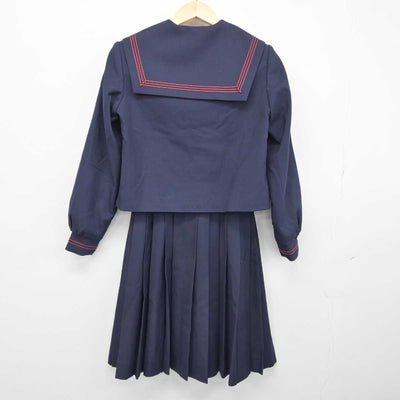 【中古】大阪府 深井中学校 女子制服 3点 (セーラー服・スカート) sf042692