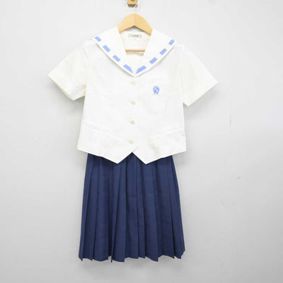 【中古】長崎県 長崎女子高等学校 女子制服 2点 (セーラー服・スカート) sf042701