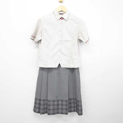 【中古】神奈川県 北鎌倉女子学園高等学校 女子制服 2点 (シャツ・スカート) sf042707