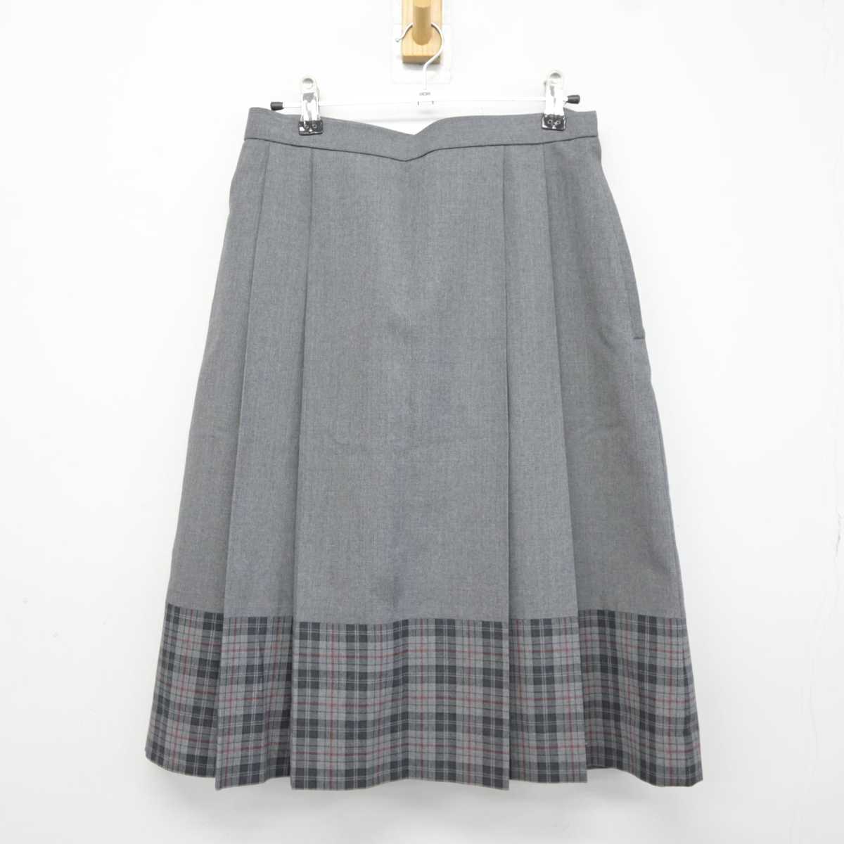 【中古】神奈川県 北鎌倉女子学園高等学校 女子制服 2点 (シャツ・スカート) sf042707