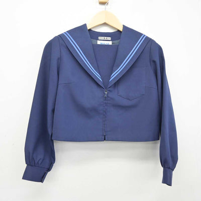 【中古】岐阜県 広陵中学校 女子制服 2点 (セーラー服・スカート) sf042712