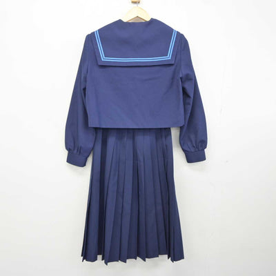 【中古】岐阜県 広陵中学校 女子制服 2点 (セーラー服・スカート) sf042715