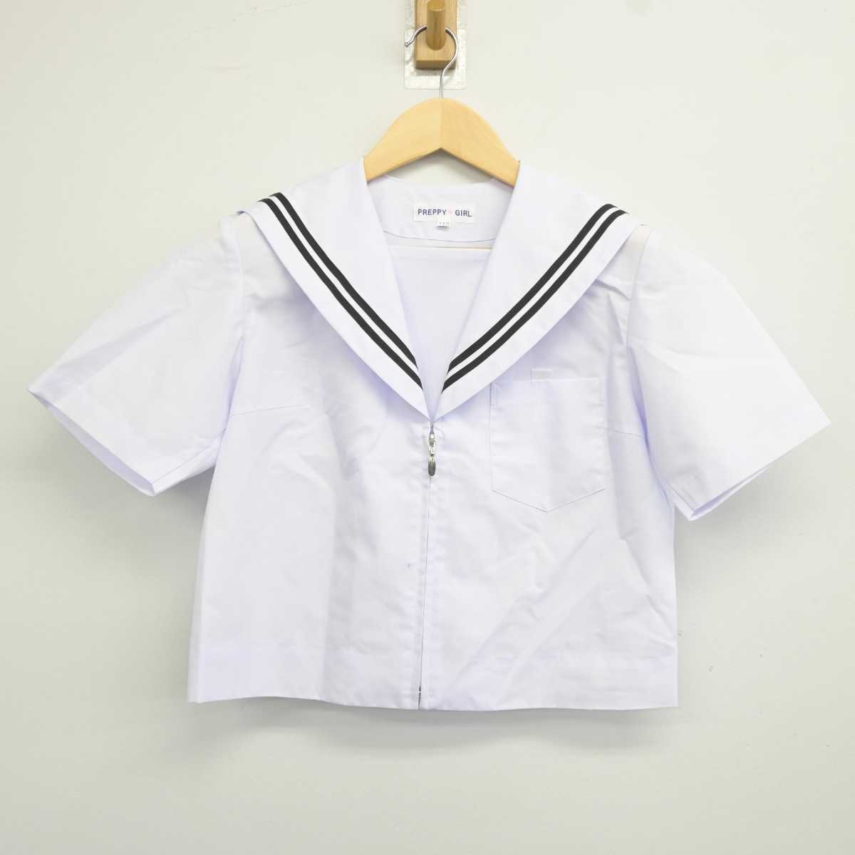 【中古】大阪府 大府南中学校 女子制服 2点 (セーラー服・スカート) sf042722