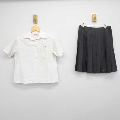 【中古】沖縄県 北部農林高等学校 女子制服 2点 (シャツ・スカート) sf042727