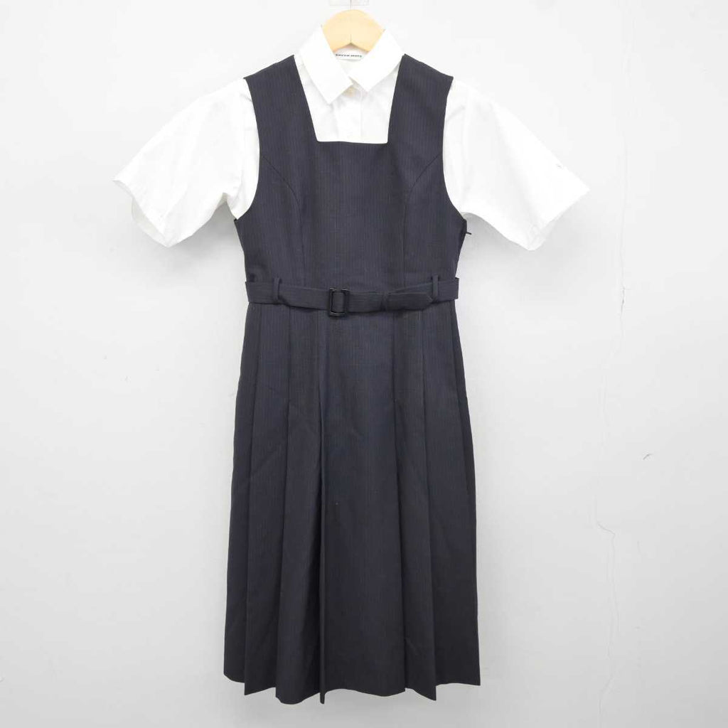 【中古】栃木県 佐野東高等学校 女子制服 1点 (ジャンパースカート・シャツ) sf042729 | 中古制服通販パレイド