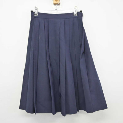 【中古】栃木県 佐野北中学校 女子制服 2点 (ベスト・スカート) sf042732