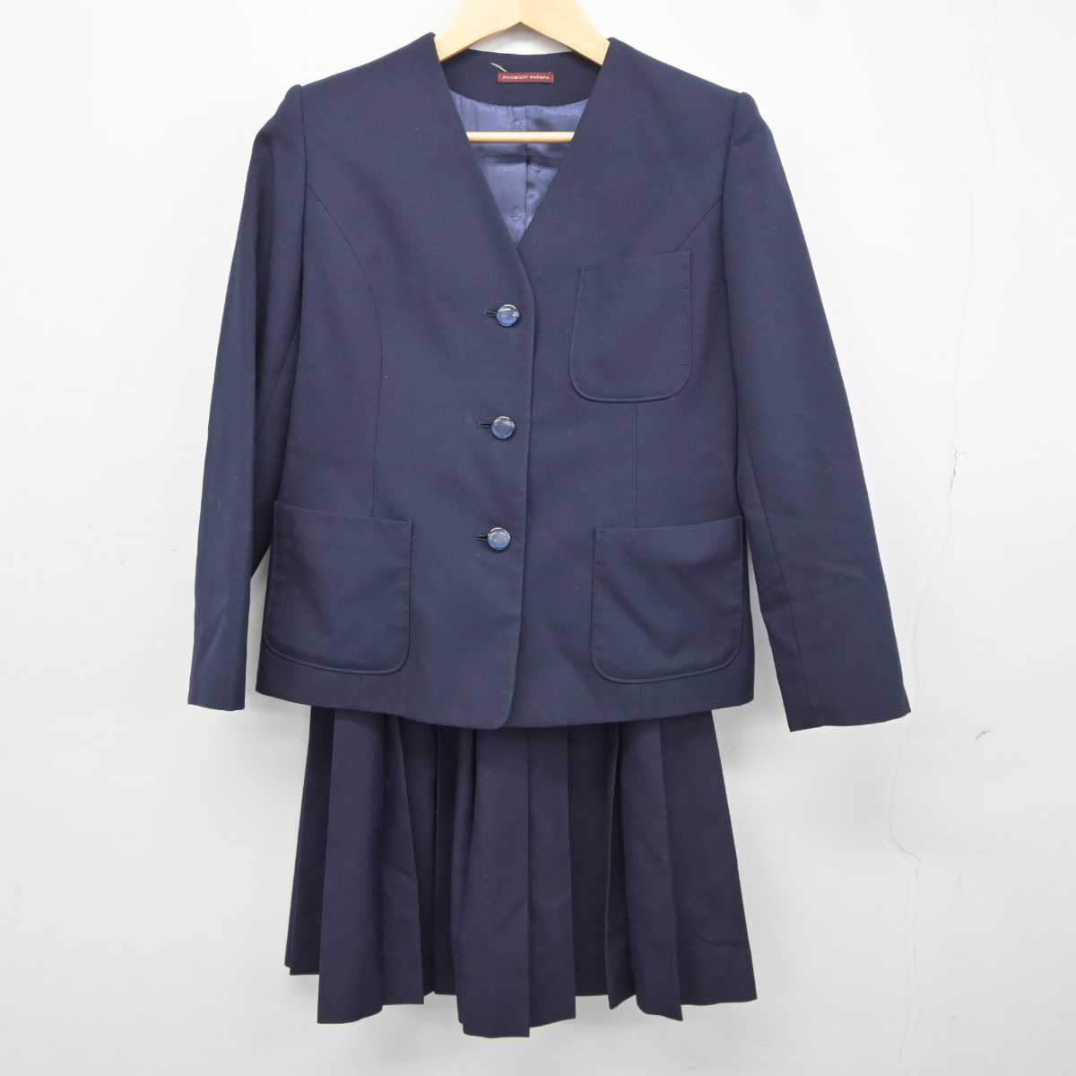 【中古】栃木県 佐野北中学校 女子制服 3点 (ブレザー・ベスト・スカート) sf042733