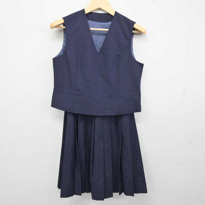 【中古】栃木県 佐野北中学校 女子制服 3点 (ブレザー・ベスト・スカート) sf042733