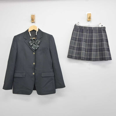 【中古】神奈川県 川崎北高等学校 女子制服 4点 (ブレザー・スカート・スカート) sf042734