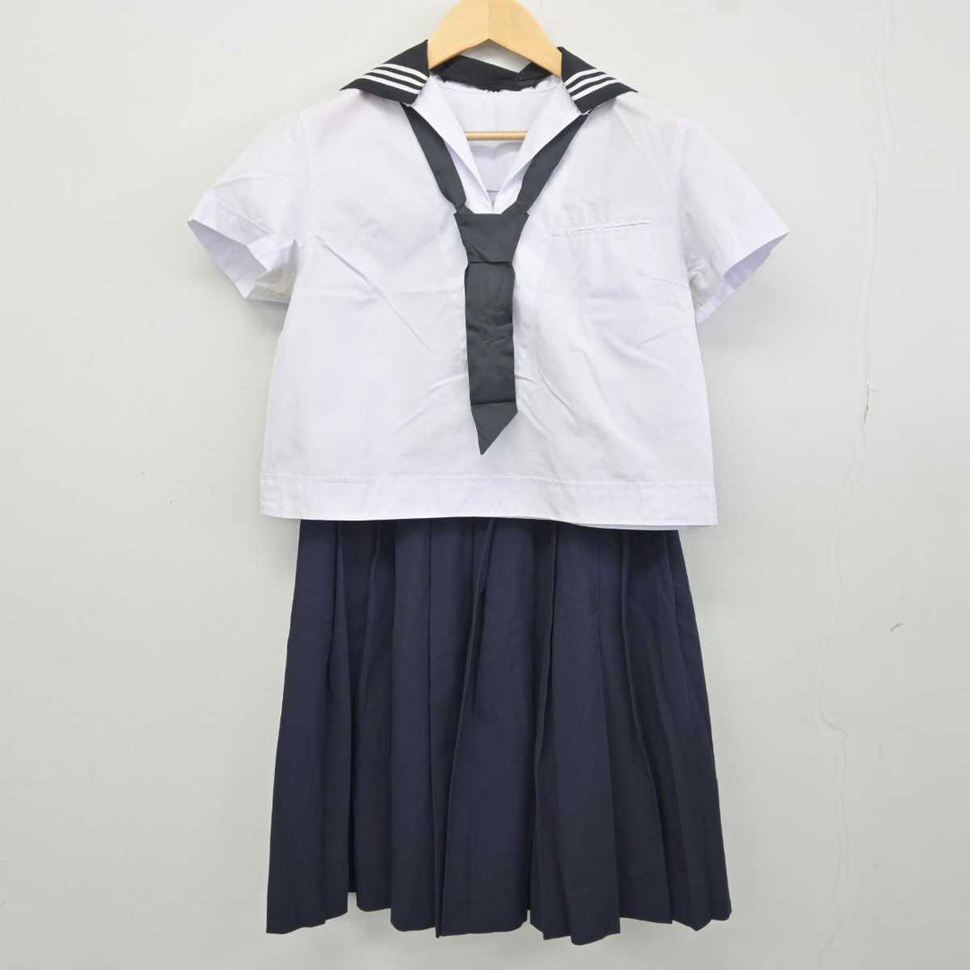 中古】静岡県 静岡英和女学院高等学校 女子制服 3点 (セーラー服・スカート) sf042736 | 中古制服通販パレイド