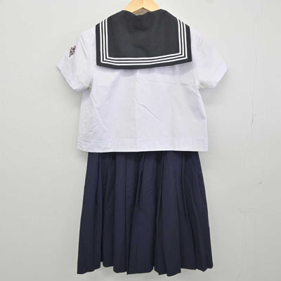 【中古】静岡県 静岡英和女学院高等学校 女子制服 3点 (セーラー服・スカート) sf042736