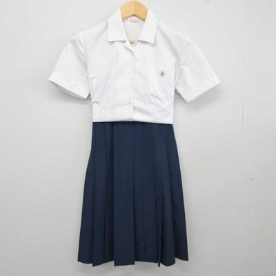 【中古】愛知県 阿久比高等学校 女子制服 3点 (シャツ・スカート) sf042743