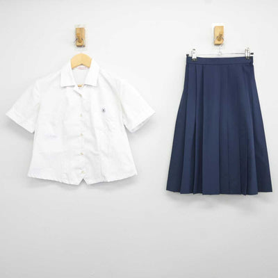 【中古】愛知県 阿久比高等学校 女子制服 3点 (シャツ・スカート) sf042743