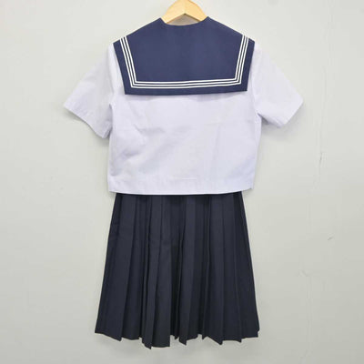 【中古】愛知県 成岩中学校 女子制服 2点 (セーラー服・スカート) sf042745