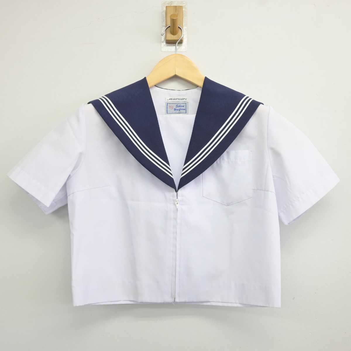 【中古】愛知県 成岩中学校 女子制服 2点 (セーラー服・スカート) sf042745