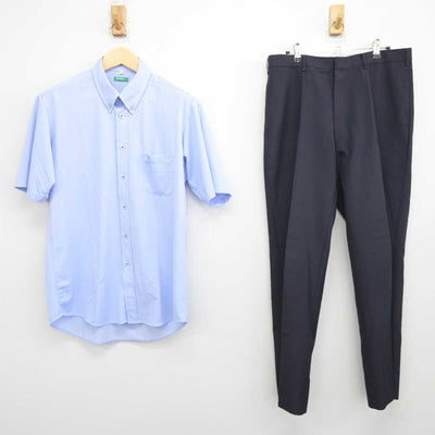 【中古】大阪府 大阪高等学校 男子制服 3点 (シャツ・ズボン) sf042750