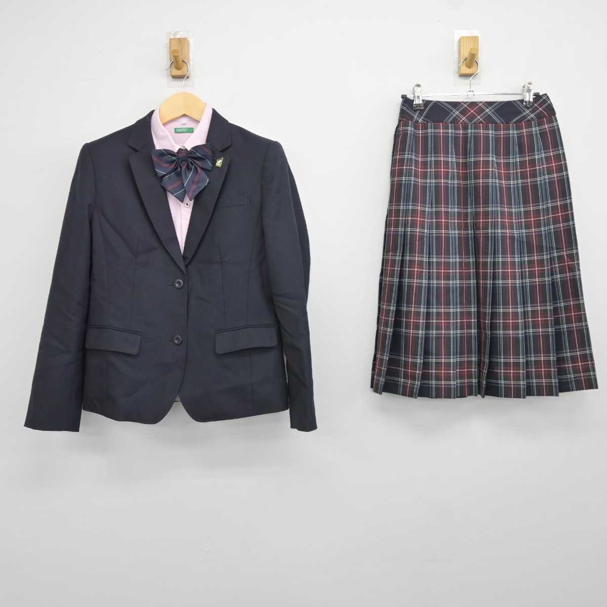 【中古】大阪府 大阪高等学校 女子制服 5点 (ブレザー・シャツ・スカート) sf042752