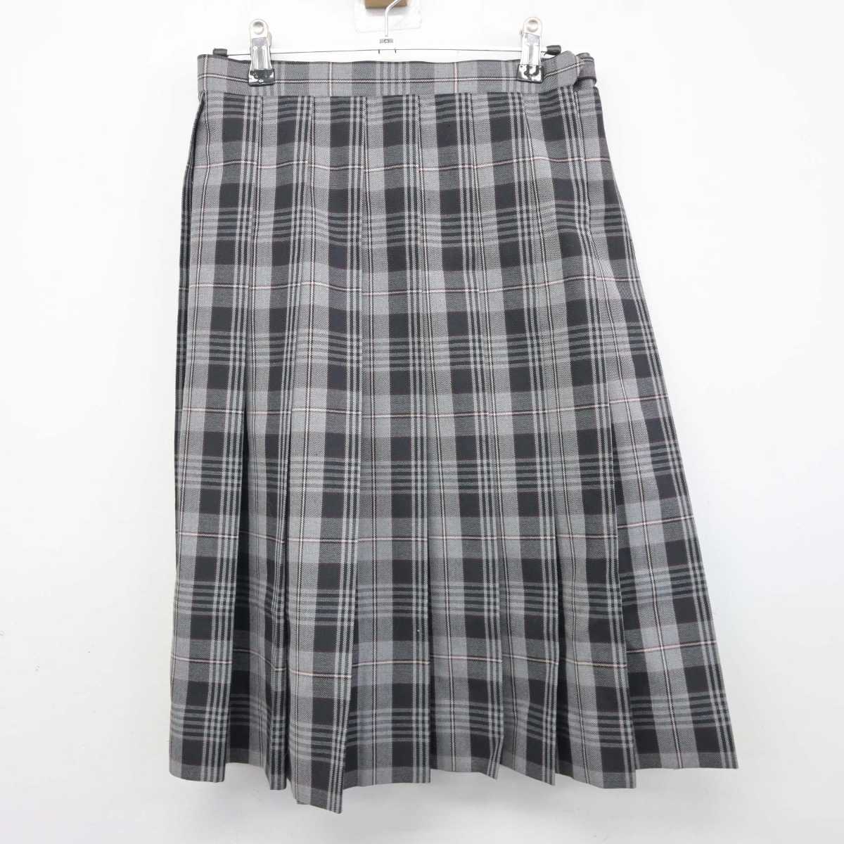 【中古】埼玉県 黒須中学校 女子制服 4点 (ブレザー・ベスト・スカート) sf042757