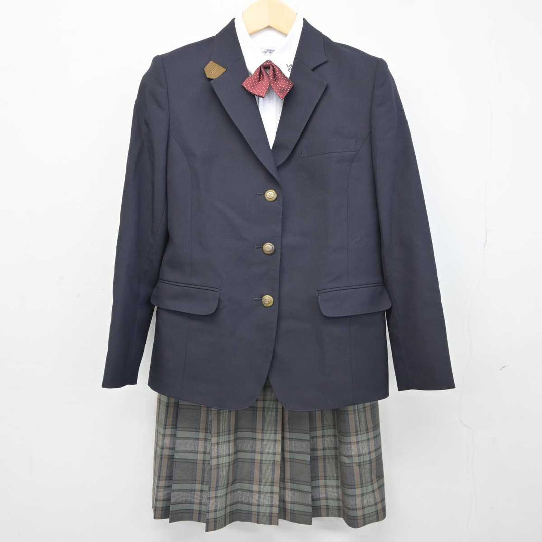 中古】沖縄県 浦添商業高等学校 女子制服 4点 (ブレザー・シャツ